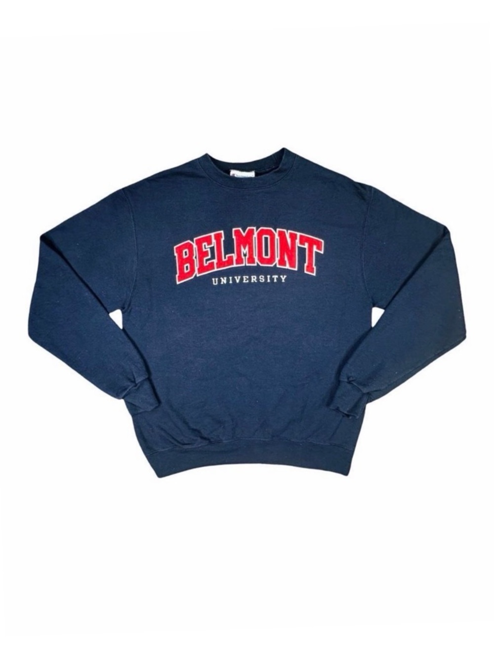 Vintage Champion Belmont University Crew Neck Sweatshirt - Size Medium